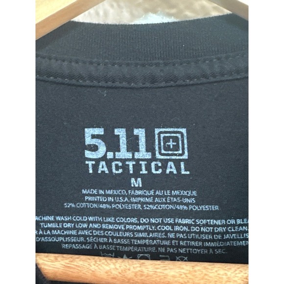 5.11 Tactical Men's T-Shirt Black Short Sleeve Graphic Eagle Est 2003 M - Picture 3 of 5